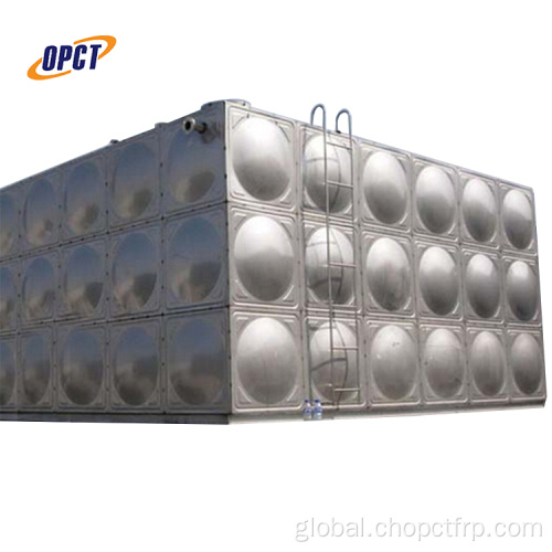 Stainless Water Tank prefabricated rectangular stainless steel tank,panel water tank Manufactory